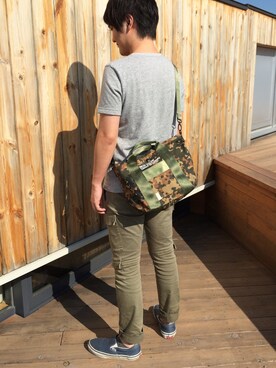 「ROOTOTE（ルートート）のアイテム」を使った、ROOTOTE  STAFFさん（メンズ・171cm）の秋コーディネート