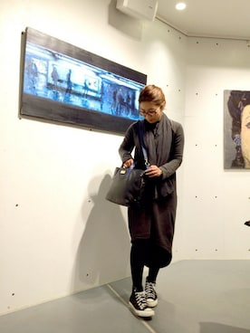 「ROOTOTE（ルートート）のアイテム」を使った、ROOTOTE  STAFFさん（レディース・165cm）の秋コーディネート