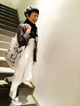 「アイテム（トートバッグ、その他）」を使った、ROOTOTE  STAFFさん（レディース・155cm）の秋コーディネート