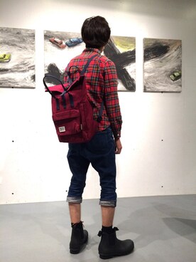「ROOTOTE（ルートート）のアイテム」を使った、ROOTOTE  STAFFさん（メンズ・160cm）の秋コーディネート