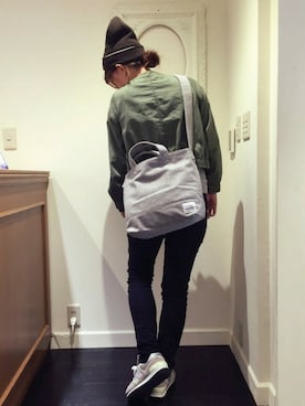 「ROOTOTE（ルートート）のアイテム」を使った、ROOTOTE  STAFFさん（レディース・160cm）の秋コーディネート