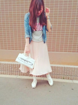 「ROOTOTE（ルートート）のアイテム」を使った、ROOTOTE  STAFFさん（レディース・160cm）の春コーディネート