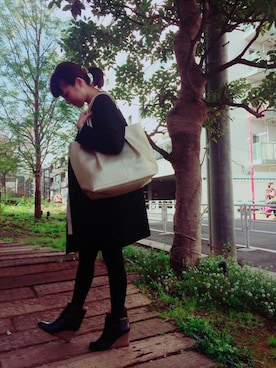 「マルジェラ」｜ROOTOTE  STAFFさん（レディース・160cm）の春コーディネート