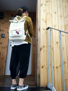 「ROOTOTE（ルートート）のアイテム」を使った、ROOTOTE  STAFFさん（レディース・160cm）の春コーディネート