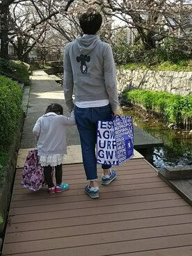 「ROOTOTE（ルートート）のアイテム」を使った、ROOTOTE  STAFFさん（メンズ・178cm）の春コーディネート