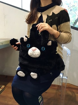 「黒猫」｜ROOTOTE  STAFFさん（レディース・160cm）の秋コーディネート