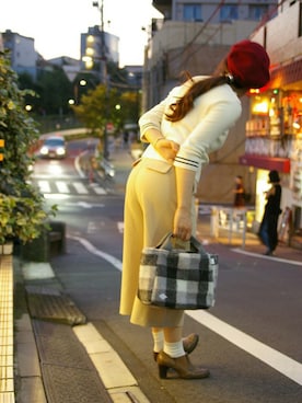 「ROOTOTE（ルートート）のアイテム」を使った、ROOTOTE  STAFFさん（レディース・152cm）の秋コーディネート