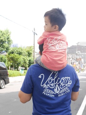 K×S˙ᵕ˙♡さん(キッズ・70cm)の夏コーディネート