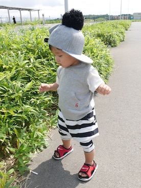 K×S˙ᵕ˙♡さん(キッズ・70cm)の秋コーディネート