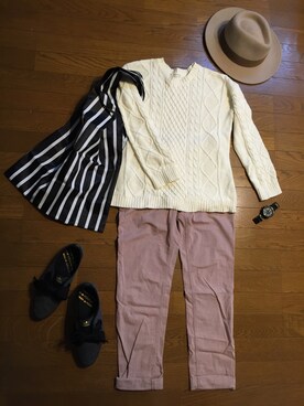 Maiko Taharaさん（レディース・150cm）の春コーディネート