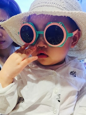 「LOVFEE（ラッフィ）のアイテム」を使った、Mini CC Lifeさん（キッズ・80cm）の夏コーディネート