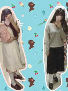 「AAのアイテム（ワンピース/ドレス）」を使った、Junsamaさん（レディース・158cm）の秋コーディネート