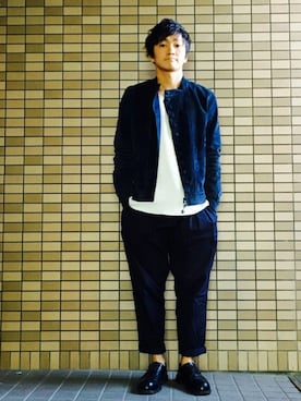 「SHAREEF（シャリーフ）のアイテム（その他）」を使った、kiriさん（メンズ・165cm）の冬コーディネート