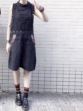 「INITIALS（イニシャルズ）のアイテム」を使った、_lwy_さん（レディース・158cm）の夏コーディネート