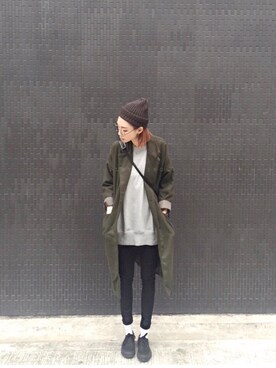 「iT（イット）のアイテム（帽子）」を使った、_lwy_さん（レディース・158cm）の春コーディネート