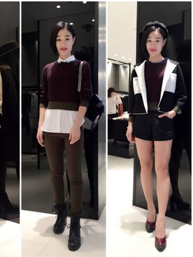 「HG（エイチジー）のアイテム」を使った、Jane_小桃子さん（レディース・170cm）の冬コーディネート