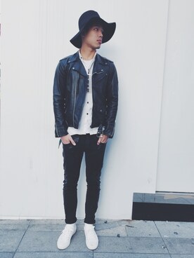 孫さん（メンズ・181cm）の冬コーディネート