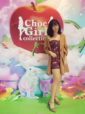 「アイテム（つなぎ/オールインワン、レッド系）」を使った、Yommi Chen🇹🇼さん（レディース・167cm）の秋コーディネート