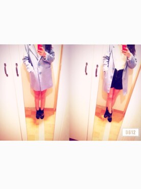 「Dosch（ドスチ）のアイテム（パンツ）」を使った、nanakaさん（レディース・165cm）の冬コーディネート