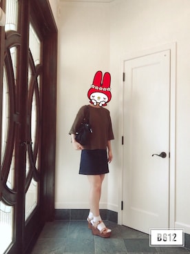 「chico_（チコ）のアイテム（スカート）」を使った、Kさん（レディース・165cm）の秋コーディネート