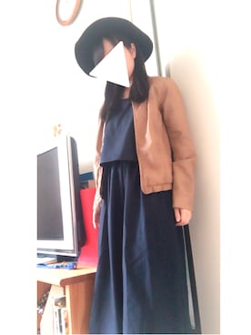 「激安コーデ」｜「アイテム（オールインワン・サロペット）」を使った、MIYUさん（レディース・155cm）の春コーディネート