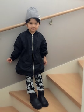 「アイテム（ブルゾン）」を使った、Yuitoさん（キッズ・110cm）の春コーディネート