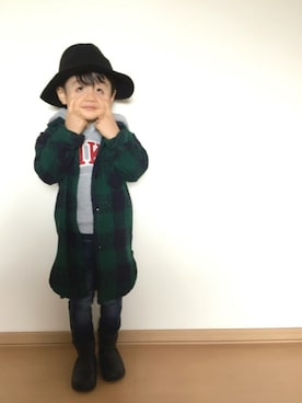 「息子」｜「アイテム（ブーツ）」を使った、Yuitoさん（キッズ・110cm）の春コーディネート