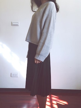 「Ballet.A（バレット　エー）のアイテム（トップス）」を使った、Ericaさん（レディース・163cm）の冬コーディネート