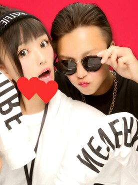 「no brand（ノーブランド）のアイテム（Tシャツ/カットソー、ブラック系）」を使った、TAT$Uさん（メンズ）の夏コーディネート