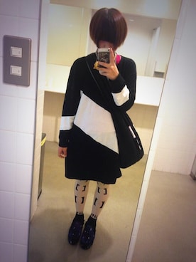 「アイテム（タイツ/ストッキング）」を使った、なみほさん（レディース・156cm・20代）の夏コーディネート