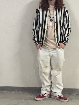 「大阪」｜「アイテム（スタジャン）」を使った、mallowさん（メンズ・166cm）の秋コーディネート
