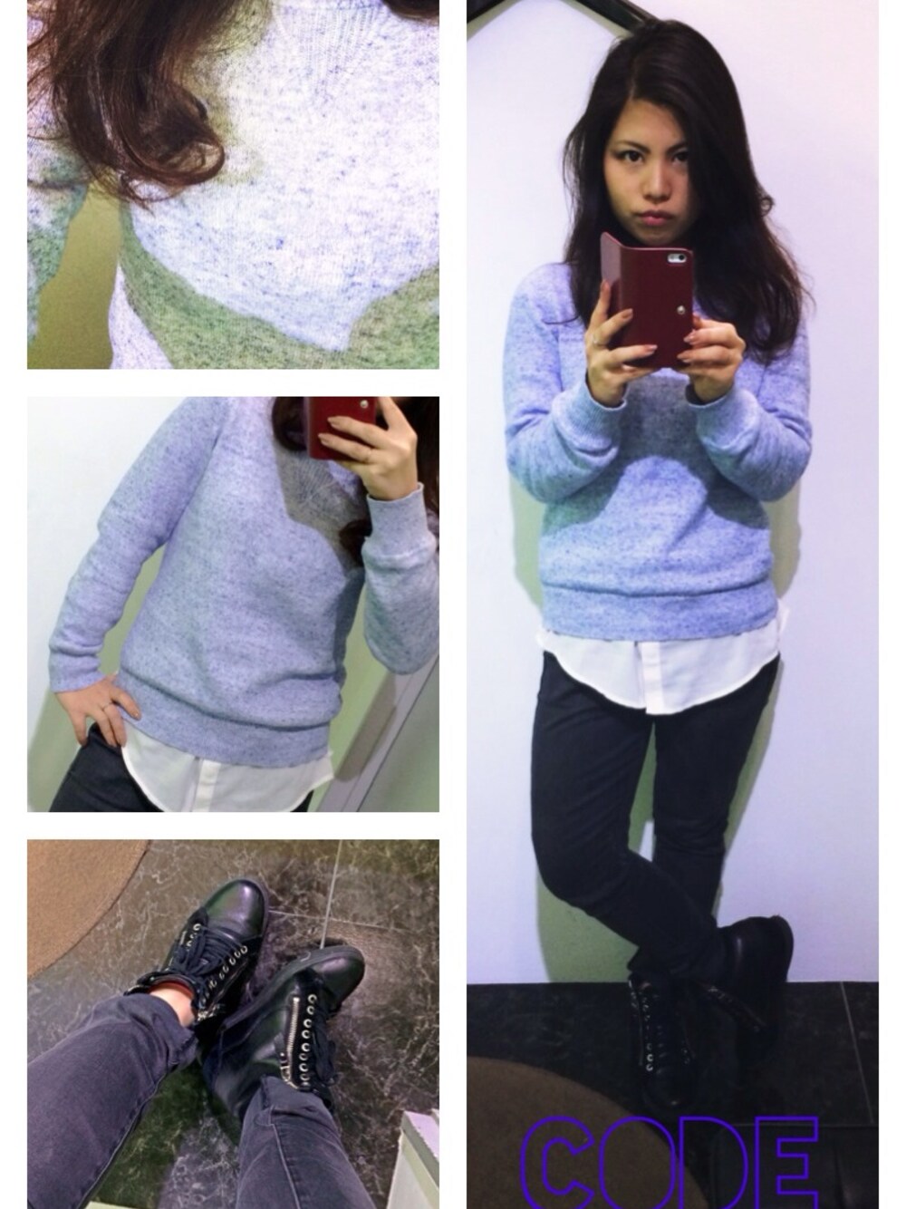 「VANS、シンプル、春」｜「VANSのアイテム（スニーカー、ブラック系）」を使った、Sarah/サラさん（レディース・146cm）の春コーディネートの1枚目の写真