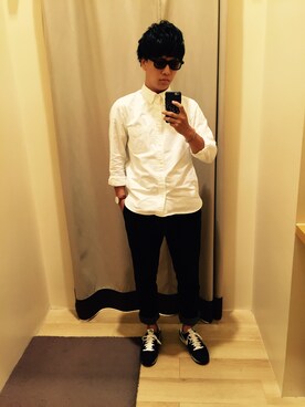「URBAN RESEARCH（アーバンリサーチ）のアイテム（バングル/リストバンド、ゴールド系）」を使った、たいきさん（メンズ・173cm）の秋コーディネート