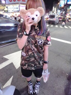 珊珊💖さん（レディース・154cm）の夏コーディネート