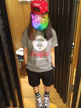 珊珊💖さん（レディース・154cm）の夏コーディネート