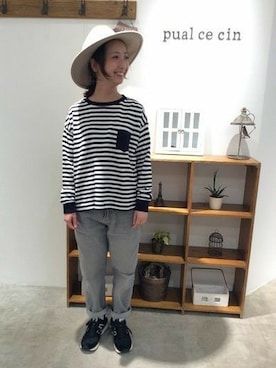 PUAL CE CINさん（レディース・160cm）の春コーディネート