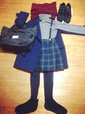 まゆみたべこさんのコーディネート