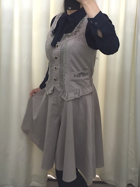 「axes femme（アクシーズファム）のアイテム（オールインワン・サロペット）」を使った、あや乃さん（レディース・164cm）の夏コーディネート