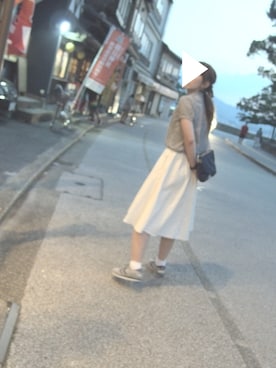 「I.D.E.A international（イデアインターナショナル）のアイテム」を使った、shuko.さん（レディース・164cm）の夏コーディネート