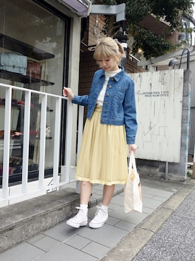 「F i.n.t（フィント）のアイテム（その他アウター）」を使った、finttaiwanさん（レディース・150cm）の冬コーディネート