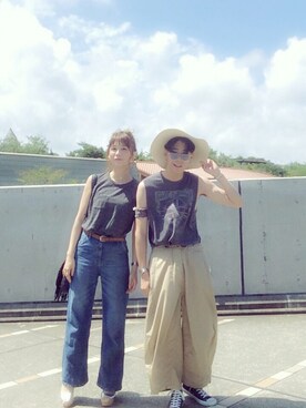 「BEAMS BOY（ビームスボーイ）のアイテム（パンツ）」を使った、COPE(コペ)さん（メンズ・175cm）の夏コーディネート
