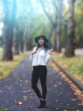 「leaves」｜Chantal Wongさん（レディース・168cm）の秋コーディネート