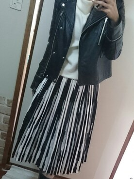 「サニーレーベル」｜「アイテム（チェスターコート）」を使った、eri yagiさん（レディース・152cm）の冬コーディネート