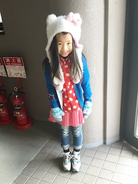 yua_hakuさん（キッズ・110cm）の冬コーディネート