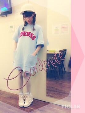 山内あいな(Silent Siren)さん（レディース・156cm）の春コーディネート