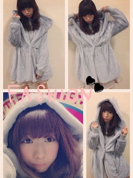「COCO DEAL（ココディール）のアイテム（その他アウター）」を使った、山内あいな(Silent Siren)さん（レディース・156cm）の秋コーディネート