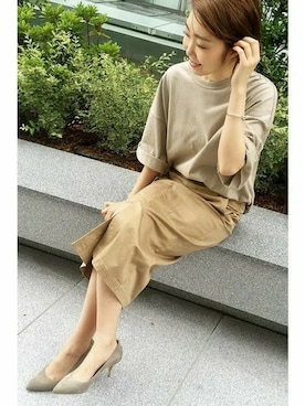 「アイテム（バングル/リストバンド）」を使った、erikaさん（レディース・162cm）の夏コーディネート