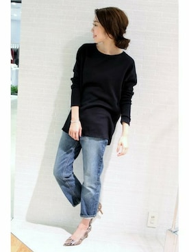 「plage（プラージュ）のアイテム（デニムパンツ）」を使った、erikaさん（レディース・162cm）の夏コーディネート