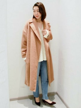 「plage（プラージュ）のアイテム（その他アウター）」を使った、erikaさん（レディース・162cm）の秋コーディネート