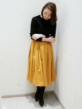 erikaさん（レディース・162cm）の冬コーディネート